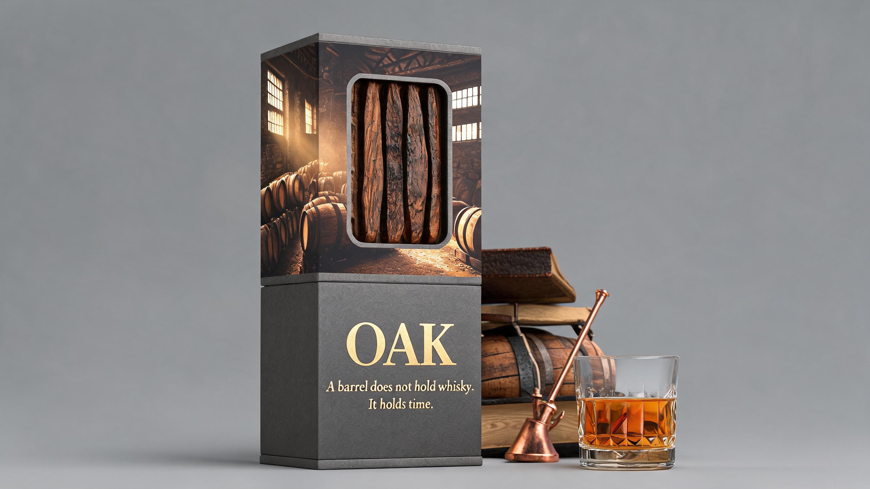 OAK · 橡木 纸塑浮雕包装设计